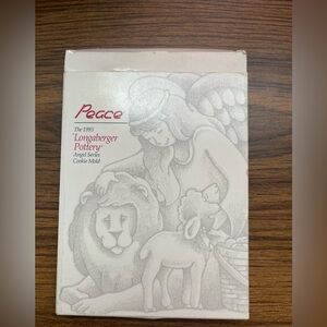 Longaberger 1993 PEACE  Cookie Mold new in box